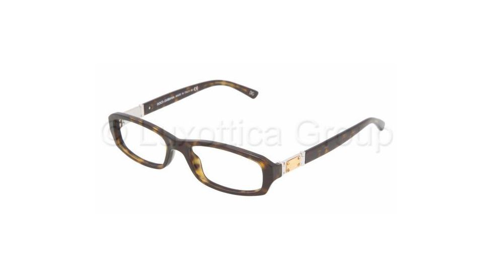 Dolce&amp;Gabbana DG 3093 Eyeglasses Styles - Havana Frame w/Non-Rx 51 mm Diameter Lenses, 502-5116