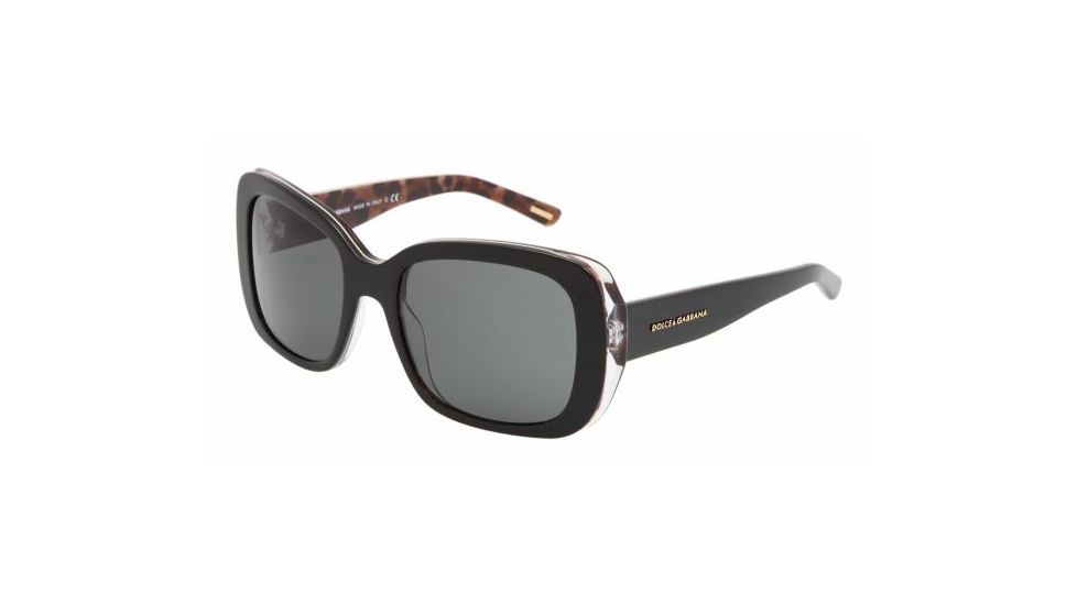 Dolce&amp;Gabbana DG4101 SV Prescription Sunglasses - Animal Black Gray Frame / 54 mm Prescription Lenses, 175087-5419
