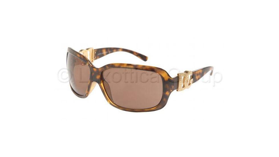 Dolce&amp;Gabbana DG6029B SV Prescription Sunglasses - Havana Brown Frame / 65 mm Prescription Lenses, 502-73-6513