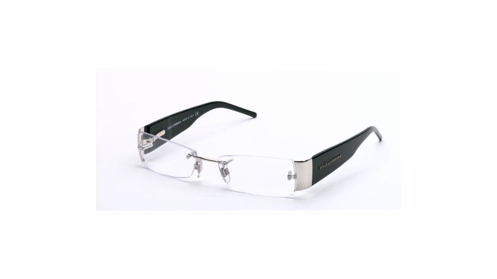Dolce &amp; Gabanna DG1127 #061 - Silver Frame, Demo Lens Lenses