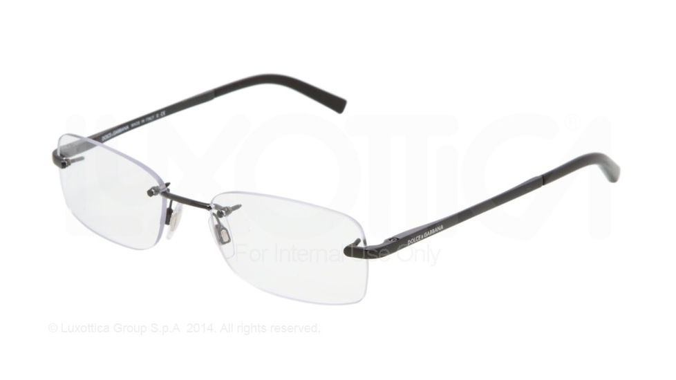 Dolce&amp;Gabbana DG1193 Eyeglass Frames 01-54 - Black Frame