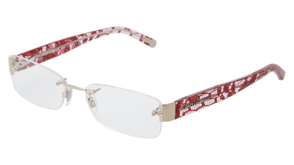 Dolce&amp;Gabbana DG1218 Eyeglass Frames 1079-5217 - Pale Gold 