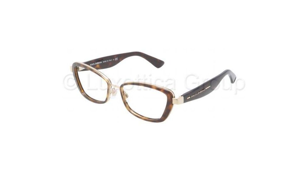 Dolce&amp;Gabbana DG1225 Eyeglass Frames 02-5117 - Gold Frame