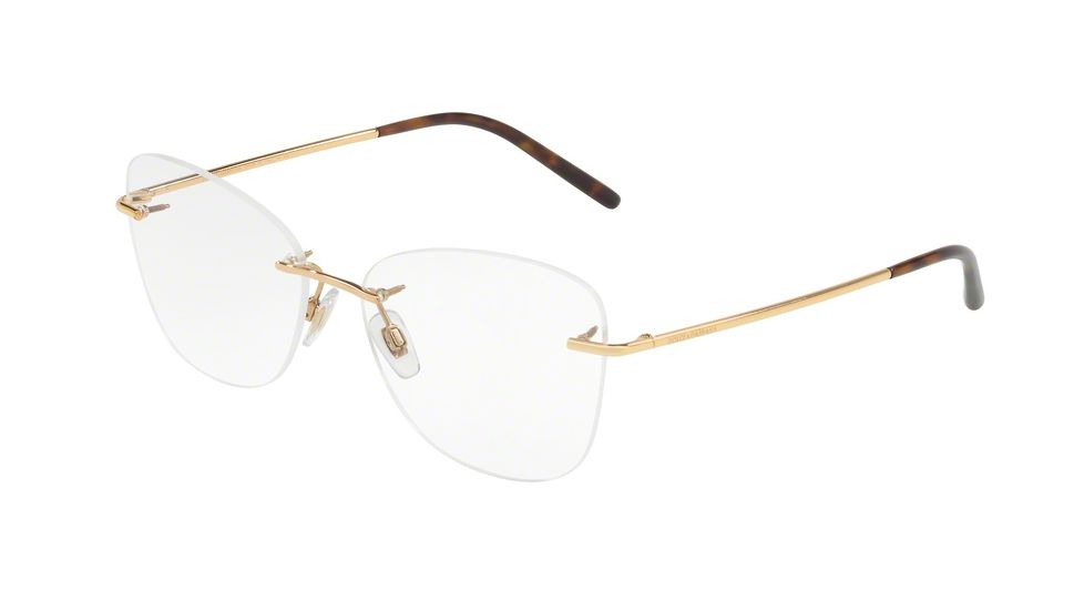Dolce&amp;Gabbana DG1299 Eyeglass Frames 02-54 - Gold Frame