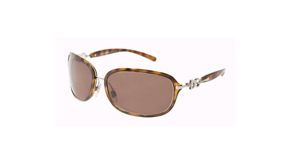 Dolce &amp; Gabanna DG2035 #244/73 - Silver Frame, Brown Lenses