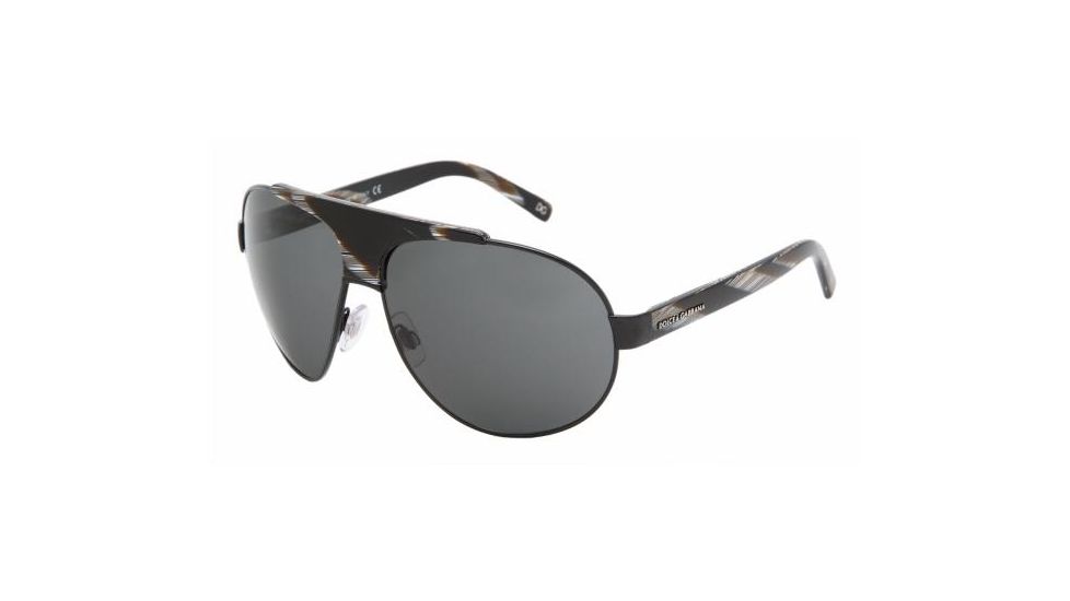Dolce &amp; Gabanna DG2056 #337/87 - Black Frame, Gray Lenses