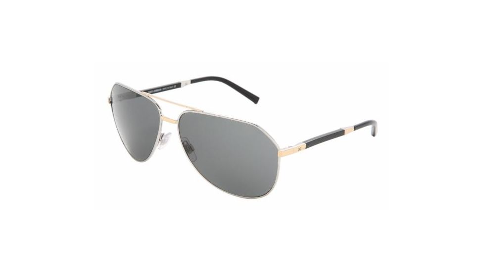 Dolce &amp; Gabanna DG2067 #024/87 - Silver Frame, Gray Lenses