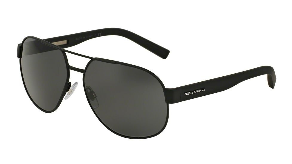 Dolce&amp;Gabbana DG2147 Progressive Prescription Sunglasses DG2147-126087-61 - Lens Diameter 61 mm, Frame Color Black Rubber