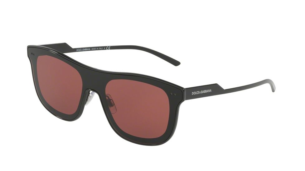 Dolce&amp;Gabbana DG2174 Progressive Prescription Sunglasses DG2174-01-75-42 - Lens Diameter 42 mm, Frame Color Black