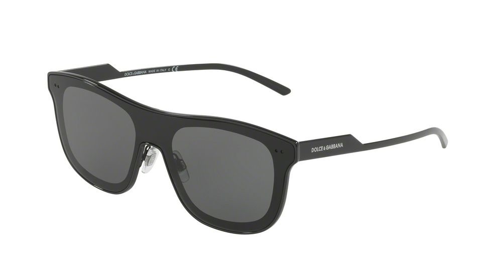 Dolce&amp;Gabbana DG2174 Progressive Prescription Sunglasses DG2174-01-87-42 - Lens Diameter 42 mm, Frame Color Black