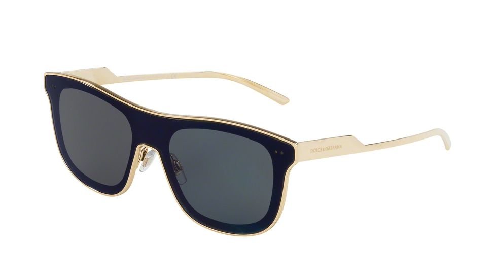 Dolce&amp;Gabbana DG2174 Progressive Prescription Sunglasses DG2174-02-96-42 - Lens Diameter 42 mm, Frame Color Gold