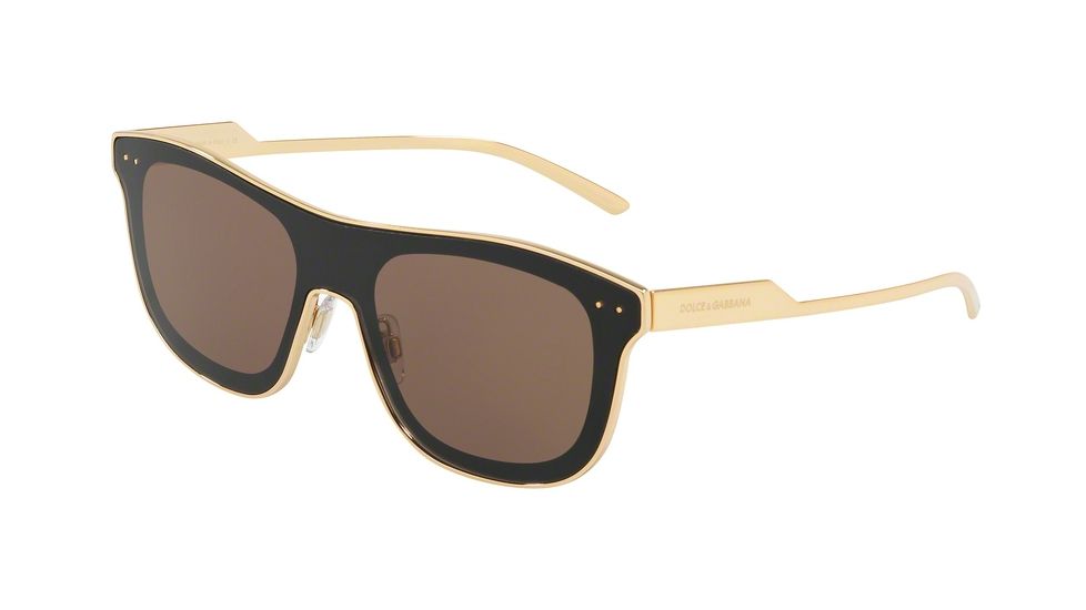 Dolce&amp;Gabbana DG2174 Progressive Prescription Sunglasses DG2174-04-73-42 - Lens Diameter 42 mm, Frame Color Gold