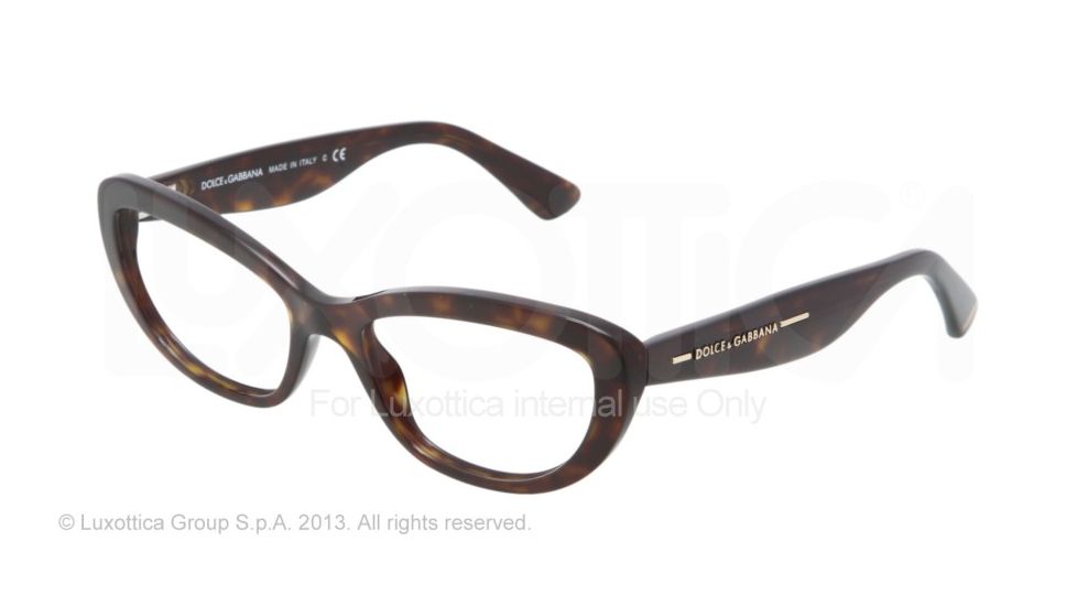 Dolce&amp;Gabbana DG3127 Eyeglass Frames 502-5317 - Havana Frame