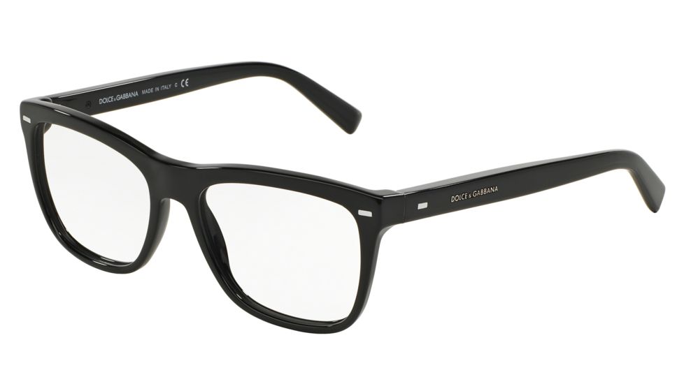 Dolce&amp;Gabbana DG3226 Progressive Prescription Eyeglasses 501-52 - Black Frame