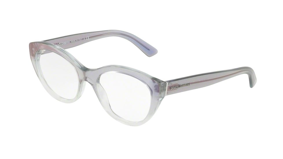 Dolce&amp;Gabbana DG3246F Eyeglass Frames 3137-53 - Shot Blue Grad Transp Frame