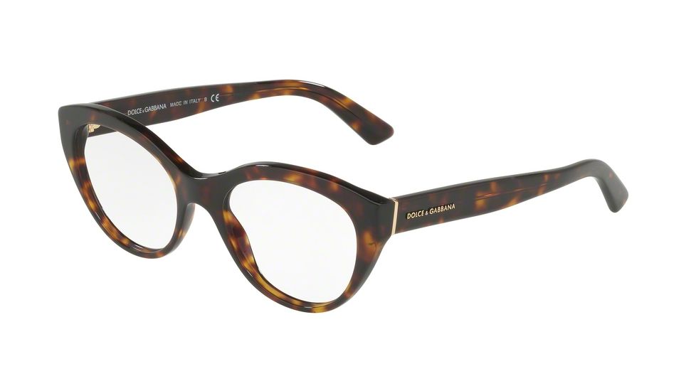 Dolce&amp;Gabbana DG3246F Eyeglass Frames 502-53 - Havana Frame