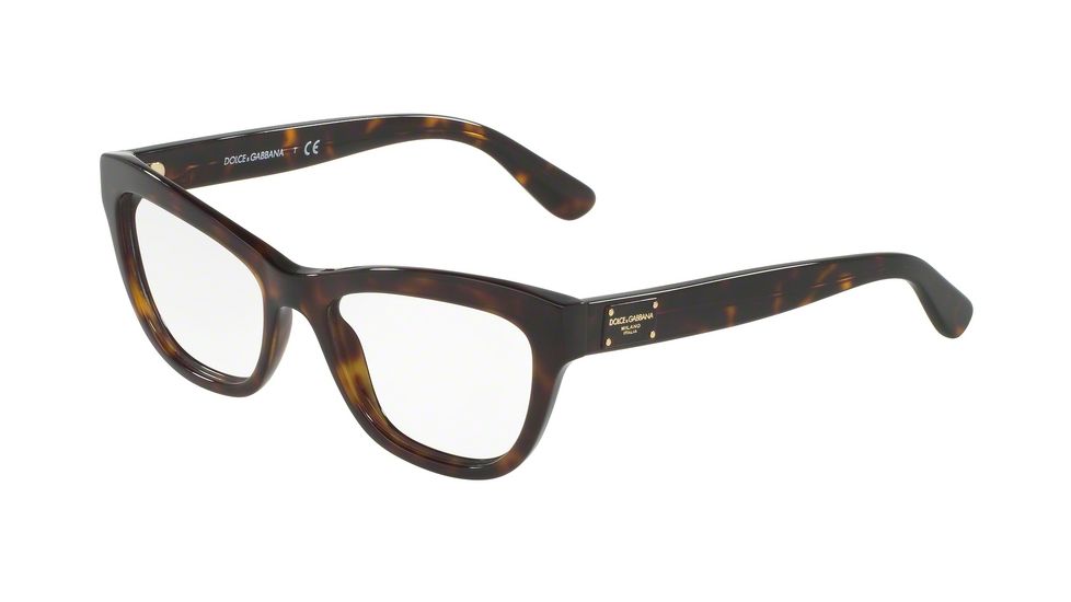 Dolce&amp;Gabbana DG3253F Bifocal Prescription Eyeglasses 502-51 - Havana Frame