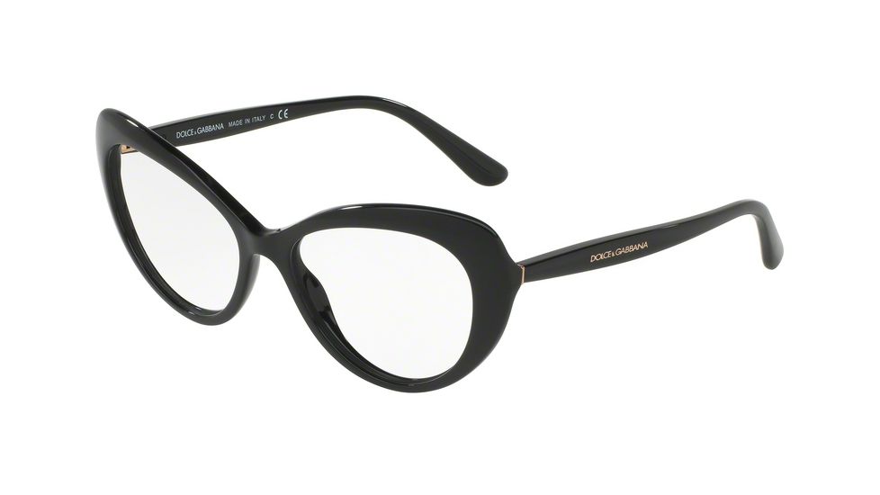 Dolce&amp;Gabbana DG3264 Eyeglass Frames 501-52 - Black Frame