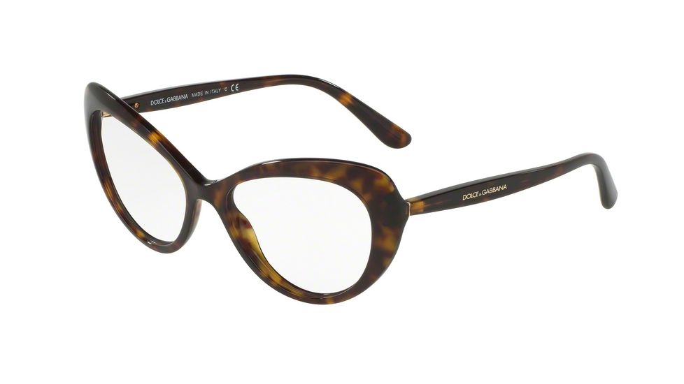 Dolce&amp;Gabbana DG3264F Eyeglass Frames 502-54 - Havana Frame