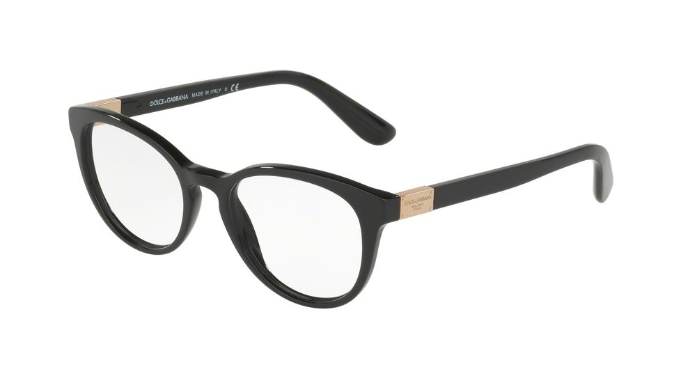 Dolce&amp;Gabbana DG3268 Eyeglass Frames 501-50 - Black Frame