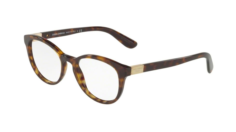 Dolce&amp;Gabbana DG3268 Eyeglass Frames 502-50 - Havana Frame