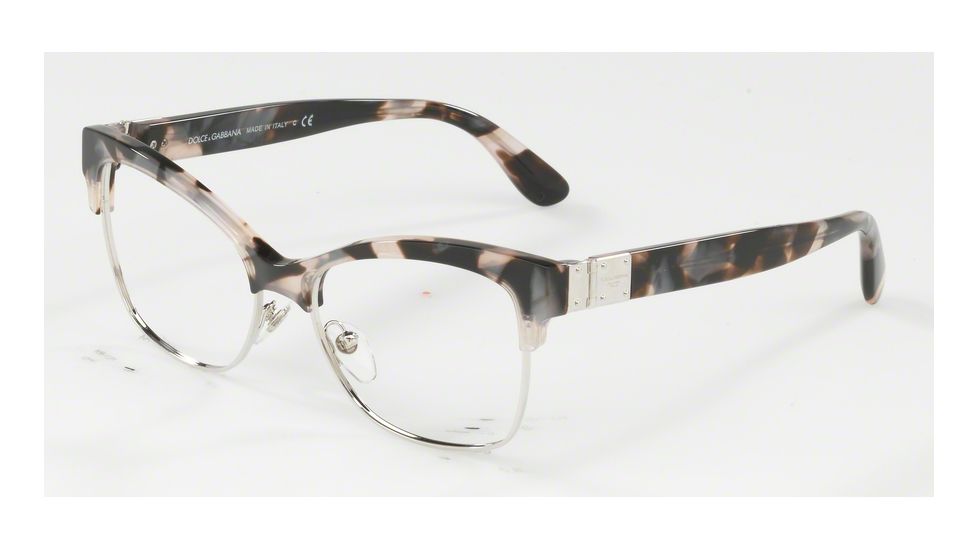 Dolce&amp;Gabbana DG3272 Bifocal Prescription Eyeglasses 3120-52 - Pearl Grey Havana Frame