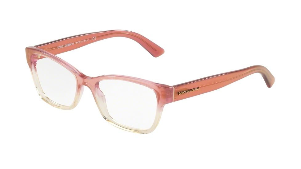 Dolce&amp;Gabbana DG3274 Eyeglass Frames 3136-54 - Shot Pink Grad Transp Frame