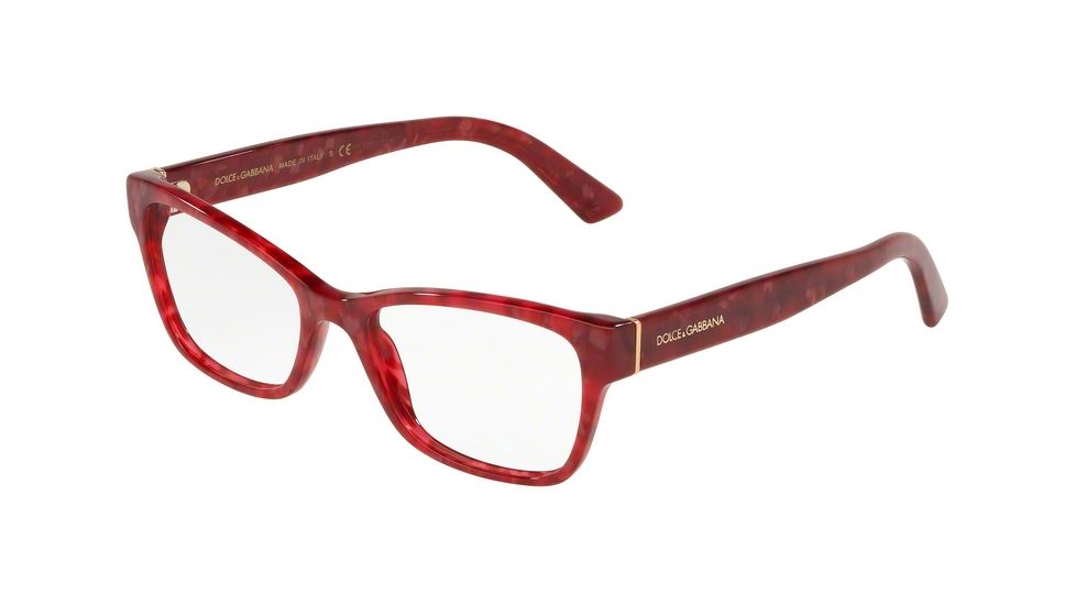 Dolce&amp;Gabbana DG3274 Eyeglass Frames 3175-54 - Cube Cherry Frame