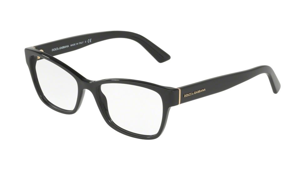 Dolce&amp;Gabbana DG3274 Eyeglass Frames 501-54 - Black Frame