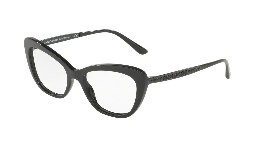 Dolce&amp;Gabbana DG3275B Eyeglass Frames 2525-52 - Black Frame