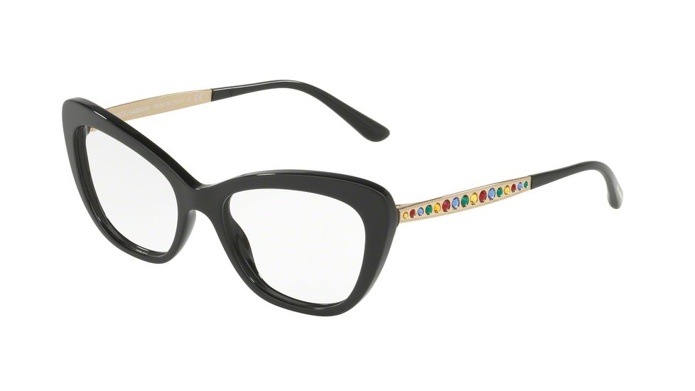Dolce&amp;Gabbana DG3275B Eyeglass Frames 501-52 - Black Frame