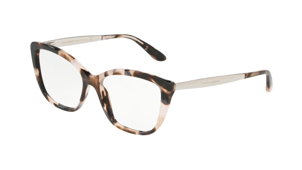 Dolce&amp;Gabbana DG3280 Bifocal Prescription Eyeglasses 3120-52 - Pearl Grey Havana Frame