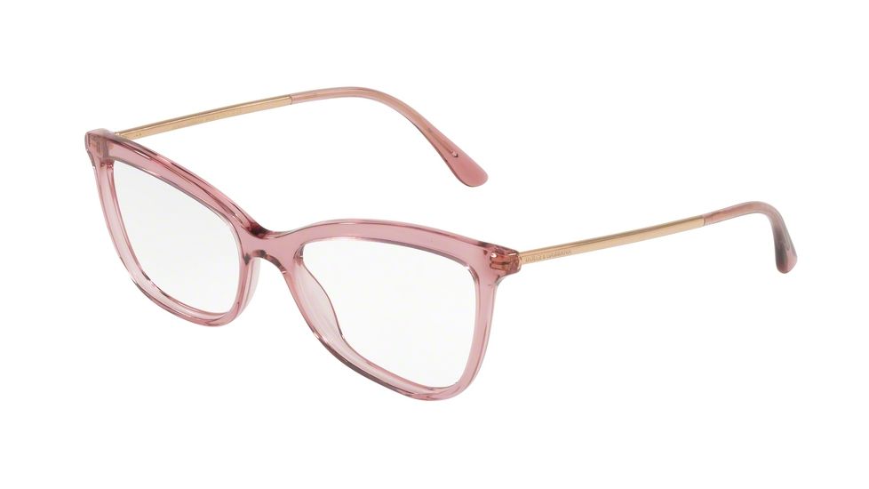 Dolce&amp;Gabbana DG3286F Eyeglass Frames 3148-54 - Transparente Pink Frame