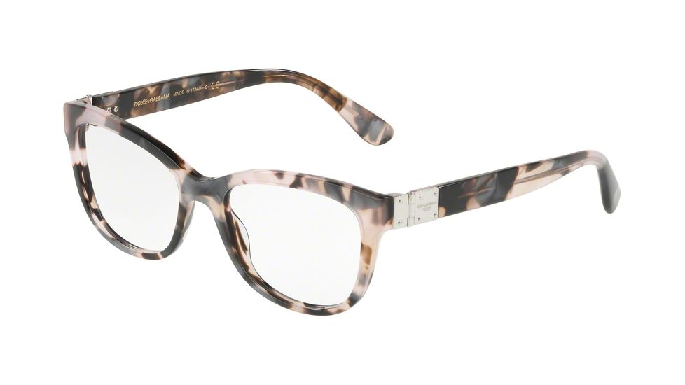 Dolce&amp;Gabbana DG3290F Prescription Eyeglasses 3120-54 - Pearl Grey Havana Frame