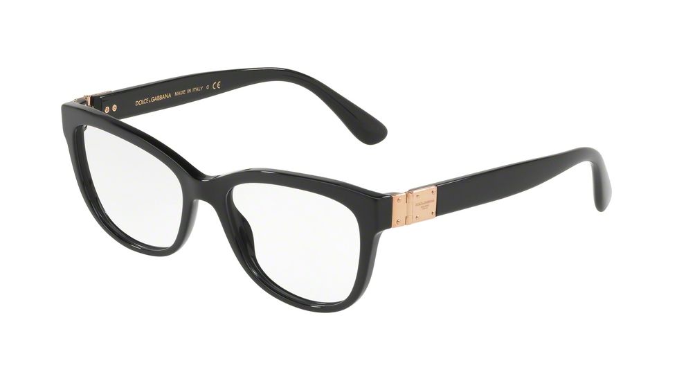 Dolce&amp;Gabbana DG3290F Prescription Eyeglasses, 54mm, Black, DG3290F-501-54-SV