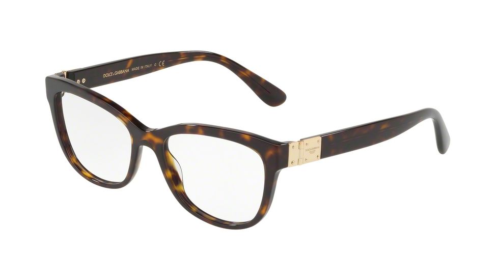 Dolce&amp;Gabbana DG3290F Prescription Eyeglasses 502-54 - Havana Frame