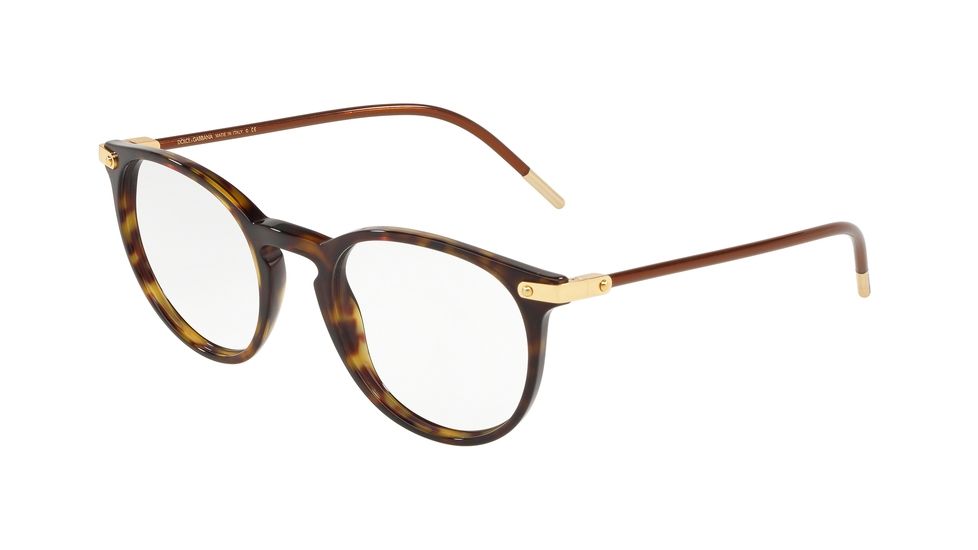 Dolce&amp;Gabbana DG3303F Prescription Eyeglasses 502-52 - Havana Frame