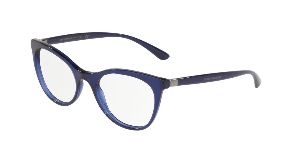 Dolce&amp;Gabbana DG3312F Eyeglass Frames 3094-52 - Opal Blue