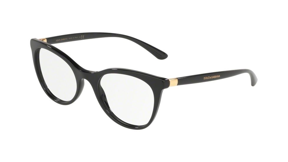Dolce&amp;Gabbana DG3312F Eyeglass Frames 501-52 - Black