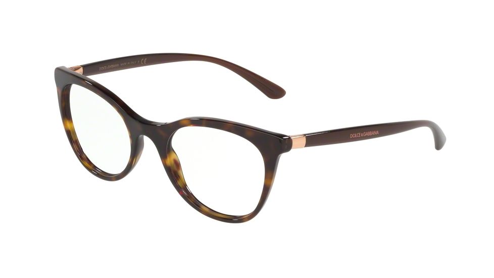Dolce&amp;Gabbana DG3312F Eyeglass Frames 502-52 - Havana