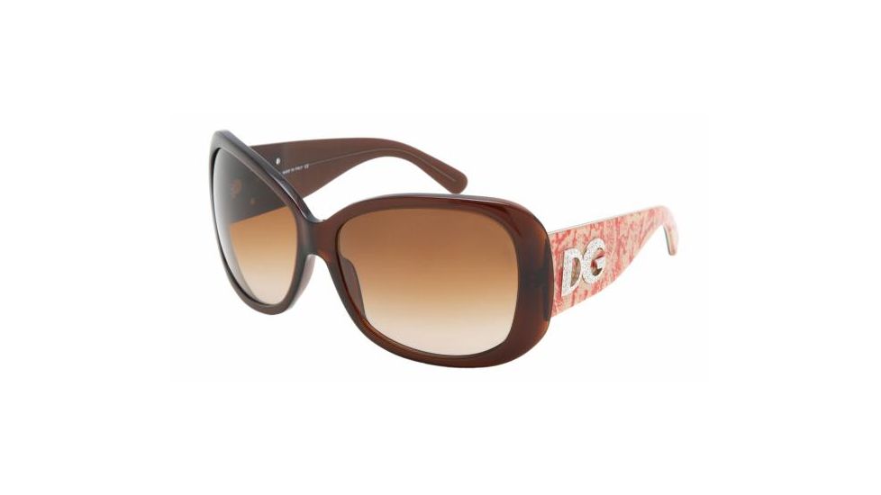 Dolce &amp; Gabanna DG4033B #846/13 - Brown Frame, Brown Gradient Lenses