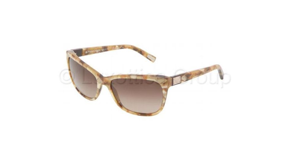 Dolce&amp;Gabbana DG4123 Sunglasses 192213-5717 - Beige Brown Gradient
