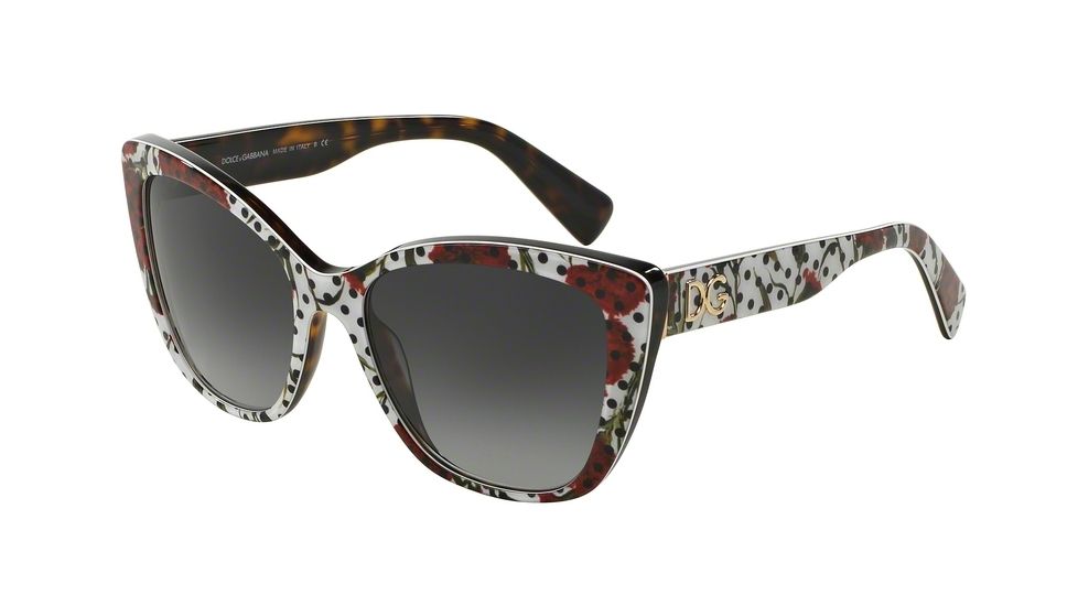 Dolce&amp;Gabbana DG4216 Bifocal Prescription Sunglasses DG4216-29778G-55 - Lens Diameter 55 mm, Frame Color Carnation/white/havana