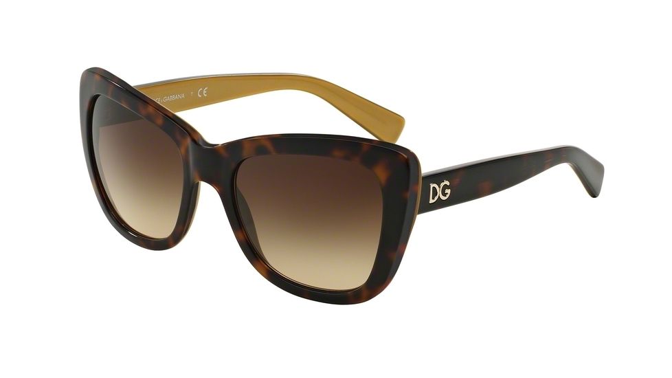 Dolce&amp;Gabbana DG4260 Bifocal Prescription Sunglasses DG4260-295613-54 - Lens Diameter 54 mm, Frame Color Top Havana On Gold