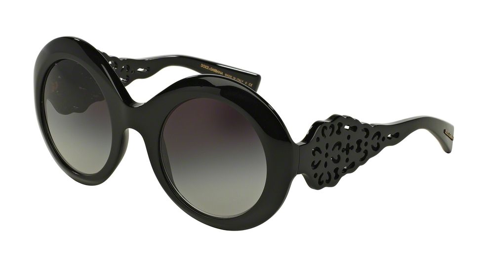 Dolce&amp;Gabbana DG4265 Single Vision Prescription Sunglasses DG4265-501-8G-51 - Lens Diameter 51 mm, Frame Color Black