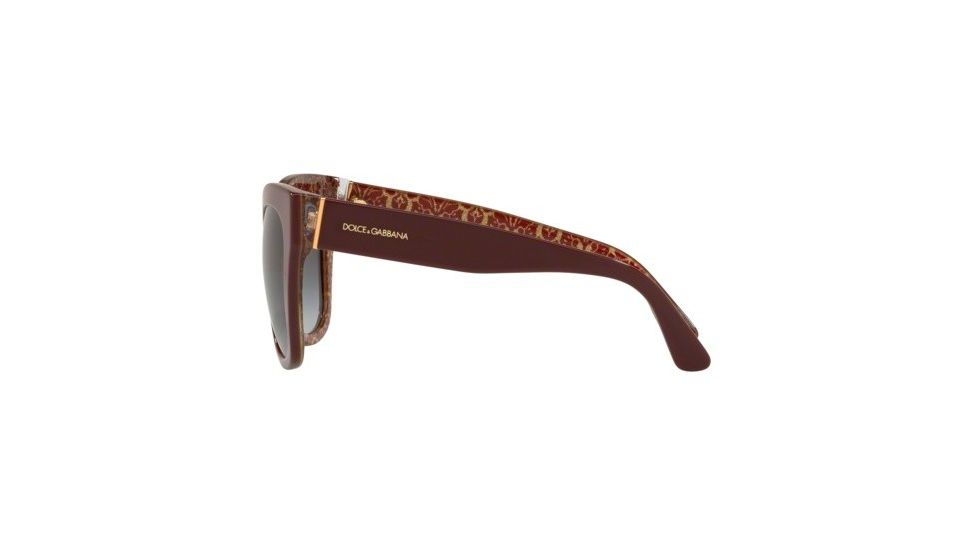 Dolce&amp;Gabbana DG4270F Single Vision Prescription Sunglasses DG4270F-32058G-55 - Lens Diameter 55 mm