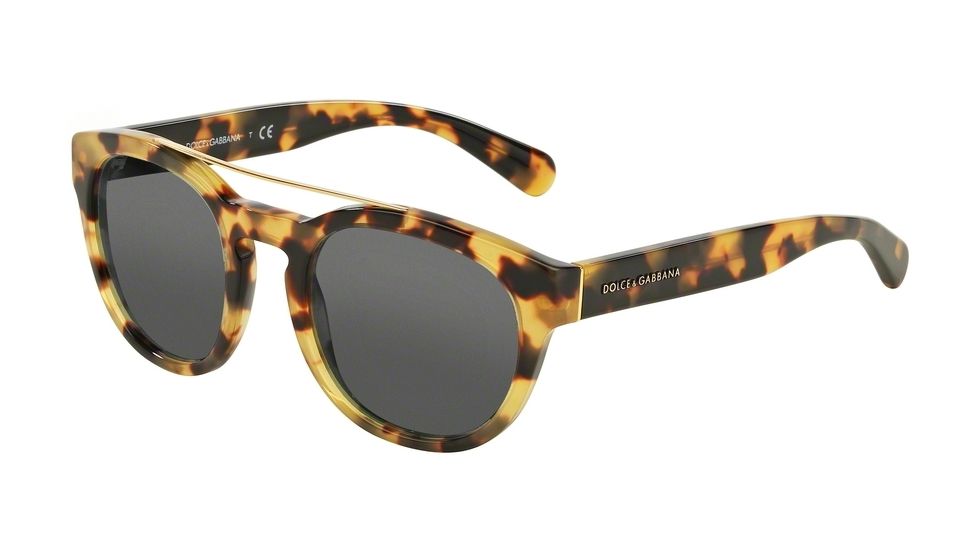 Dolce&amp;Gabbana DG4274 Single Vision Prescription Sunglasses DG4274-512-87-50 - Lens Diameter 50 mm, Frame Color Cube Havana