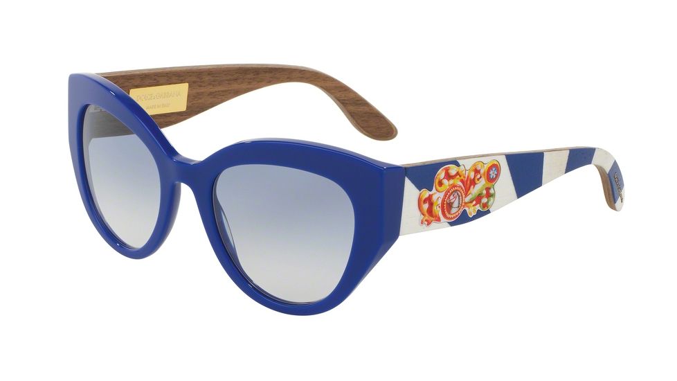 Dolce&amp;Gabbana DG4278 Progressive Prescription Sunglasses DG4278-304019-52 - Lens Diameter 52 mm, Frame Color Blue