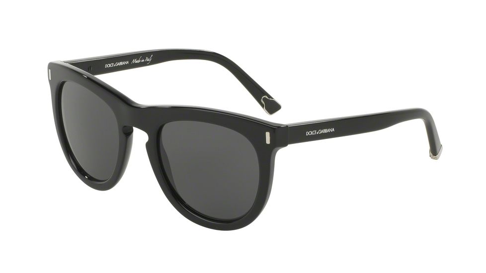 Dolce&amp;Gabbana DG4281 Sunglasses 501/87-52 - Black Frame, Gray Lenses