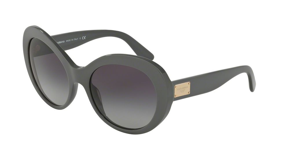 Dolce&amp;Gabbana DG4295F Single Vision Prescription Sunglasses DG4295F-30908G-57 - Lens Diameter 57 mm, Frame Color Grey